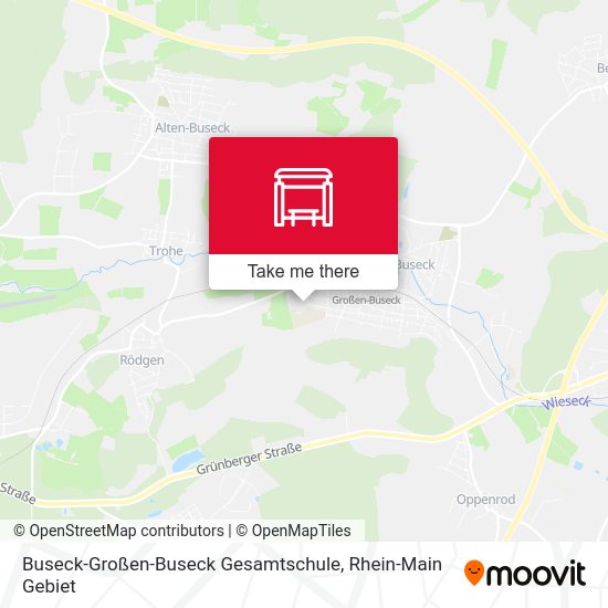 Карта Buseck-Großen-Buseck Gesamtschule