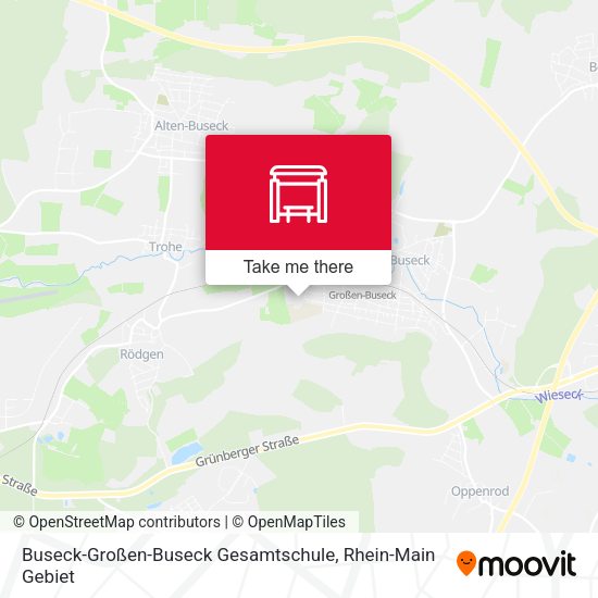 Карта Buseck-Großen-Buseck Gesamtschule
