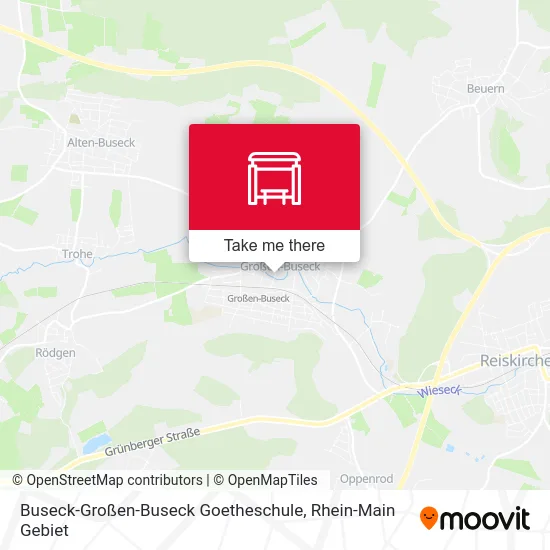Buseck-Großen-Buseck Goetheschule map