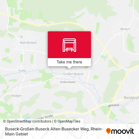 Buseck-Großen-Buseck Alten-Busecker Weg map
