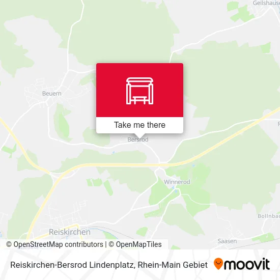 Карта Reiskirchen-Bersrod Lindenplatz