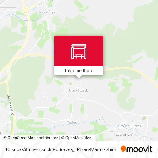 Карта Buseck-Alten-Buseck Röderweg