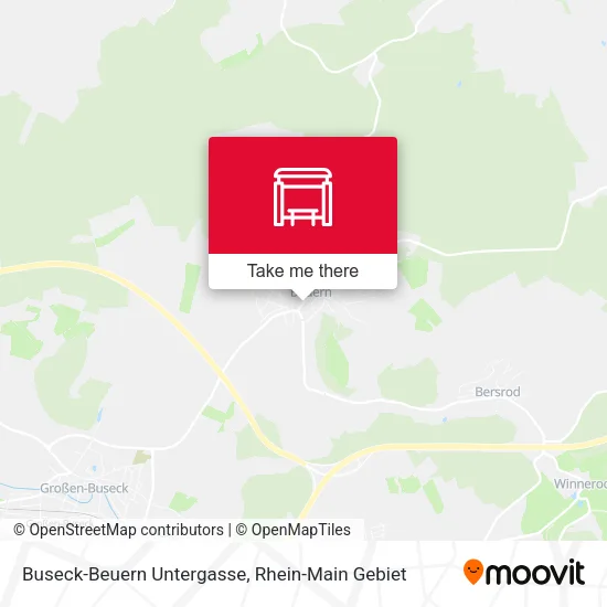 Карта Buseck-Beuern Untergasse
