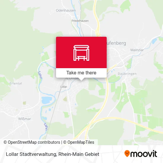 Карта Lollar Stadtverwaltung