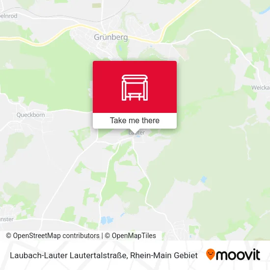 Карта Laubach-Lauter Lautertalstraße