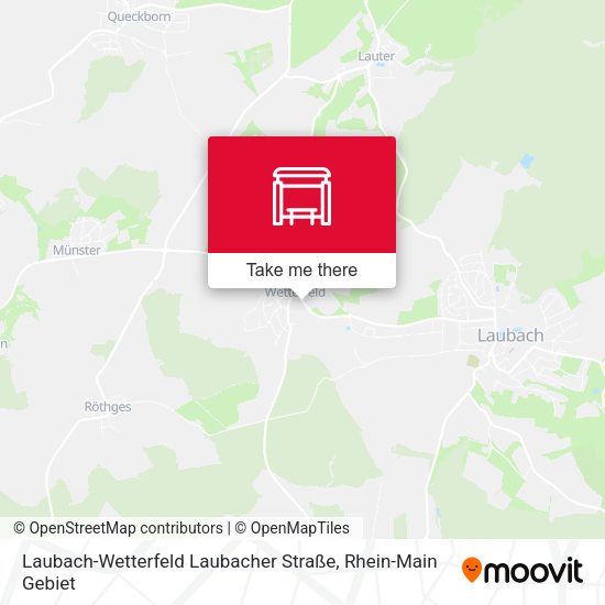 Laubach-Wetterfeld Laubacher Straße map