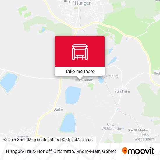 Карта Hungen-Trais-Horloff Ortsmitte