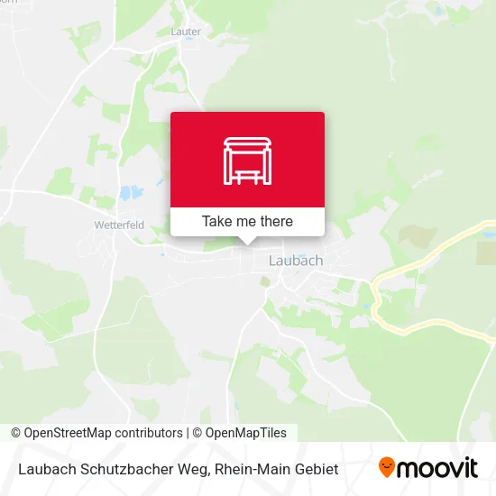 Карта Laubach Schutzbacher Weg