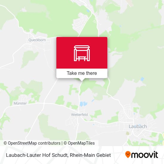Laubach-Lauter Hof Schudt map
