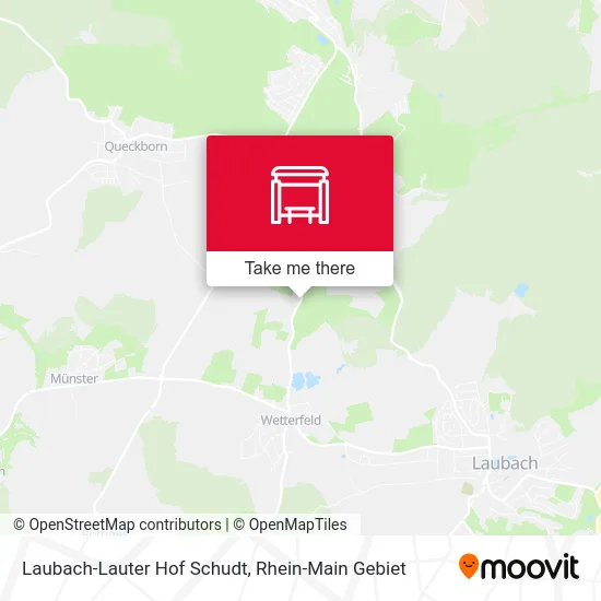 Карта Laubach-Lauter Hof Schudt