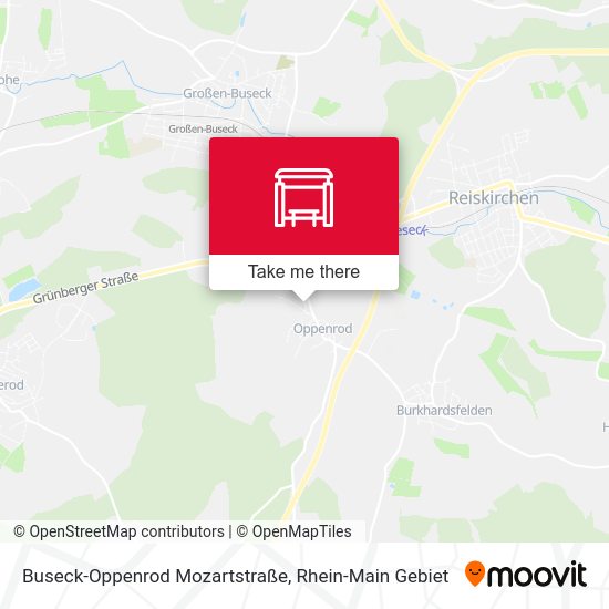 Buseck-Oppenrod Mozartstraße map
