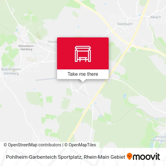 Карта Pohlheim-Garbenteich Sportplatz