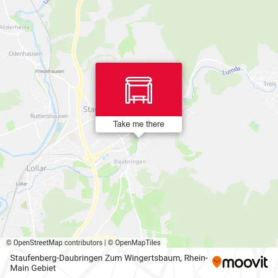 Карта Staufenberg-Daubringen Zum Wingertsbaum