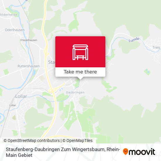 Staufenberg-Daubringen Zum Wingertsbaum map