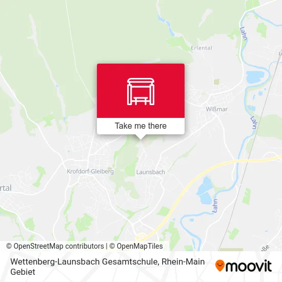 Карта Wettenberg-Launsbach Gesamtschule
