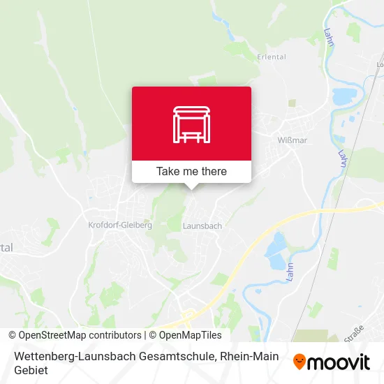 Карта Wettenberg-Launsbach Gesamtschule