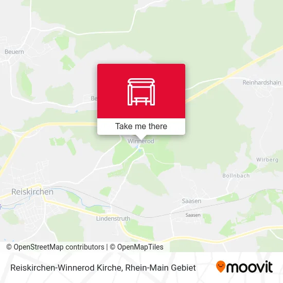 Карта Reiskirchen-Winnerod Kirche