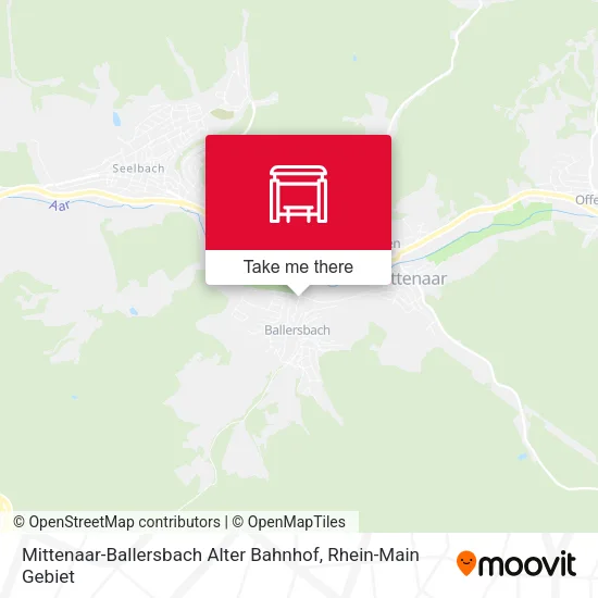 Карта Mittenaar-Ballersbach Alter Bahnhof