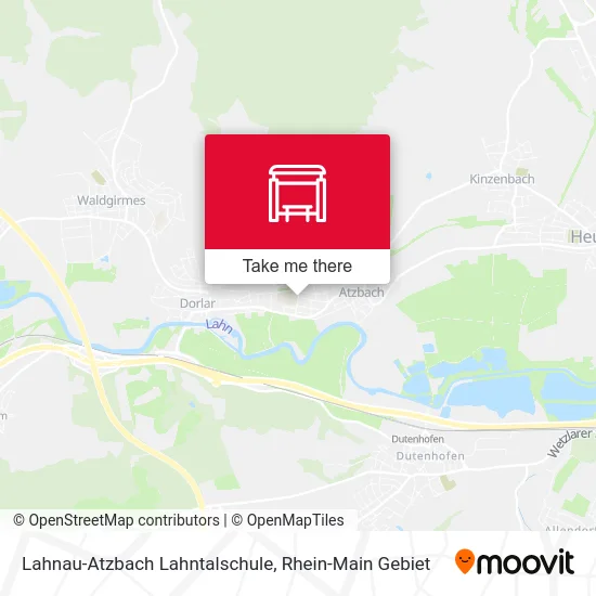 Карта Lahnau-Atzbach Lahntalschule
