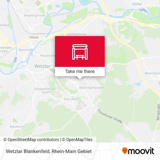 Карта Wetzlar Blankenfeld