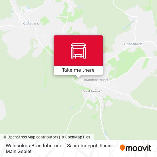 Карта Waldsolms-Brandoberndorf Sanitätsdepot