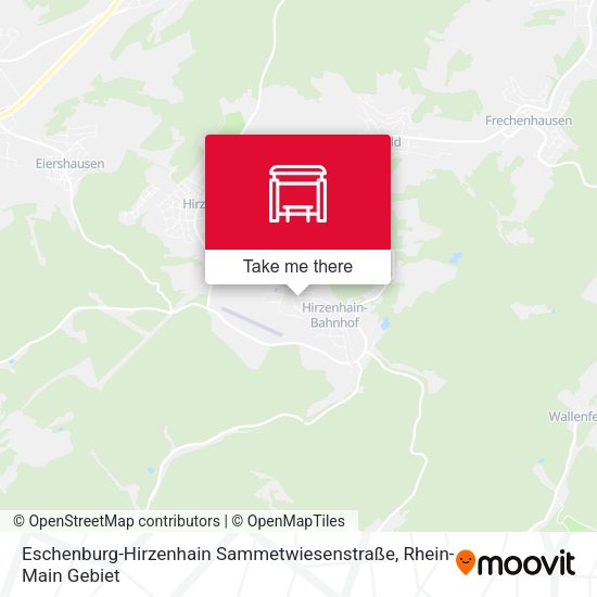 Eschenburg-Hirzenhain Sammetwiesenstraße map