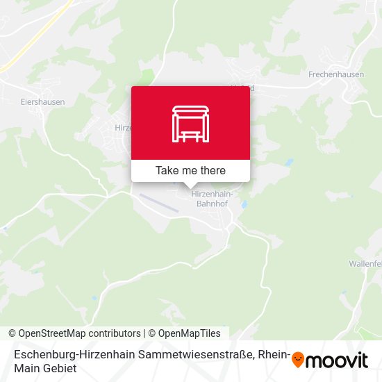 Eschenburg-Hirzenhain Sammetwiesenstraße map