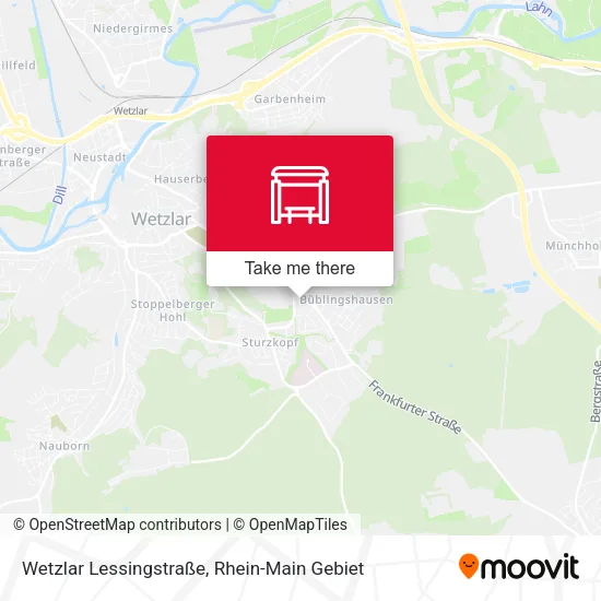 Карта Wetzlar Lessingstraße