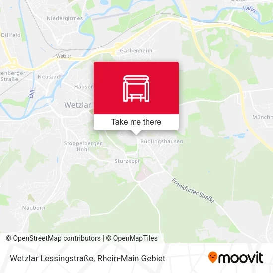 Карта Wetzlar Lessingstraße