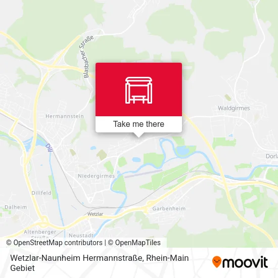 Карта Wetzlar-Naunheim Hermannstraße