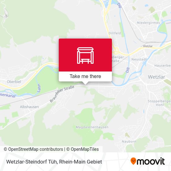 Wetzlar-Steindorf Tüh map