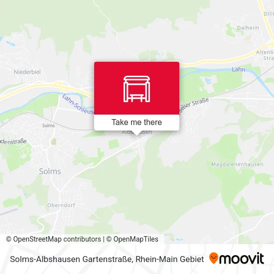 Карта Solms-Albshausen Gartenstraße