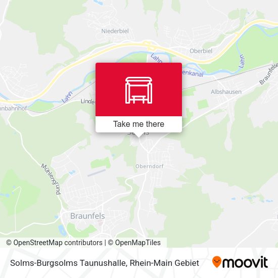 Solms-Burgsolms Taunushalle map