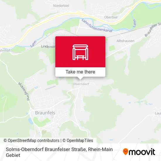 Solms-Oberndorf Braunfelser Straße map