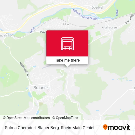 Solms-Oberndorf Blauer Berg map