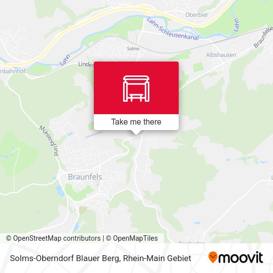 Solms-Oberndorf Blauer Berg map