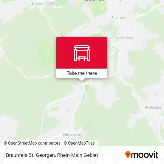 Карта Braunfels St. Georgen