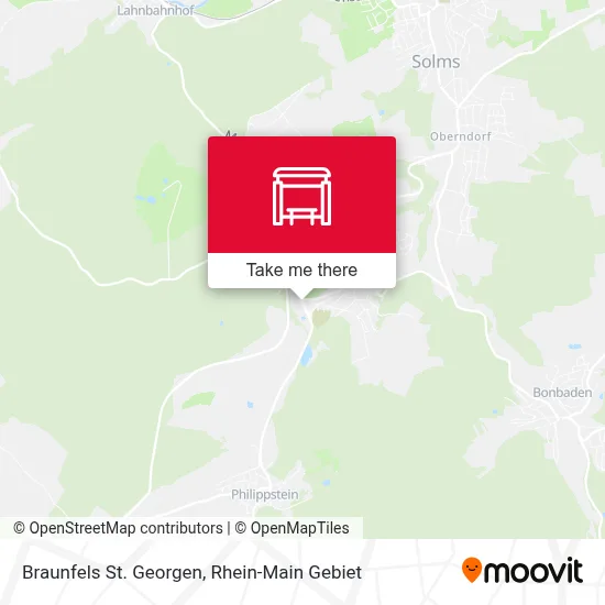 Braunfels St. Georgen map
