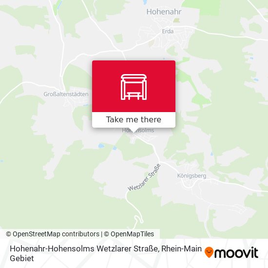 Карта Hohenahr-Hohensolms Wetzlarer Straße