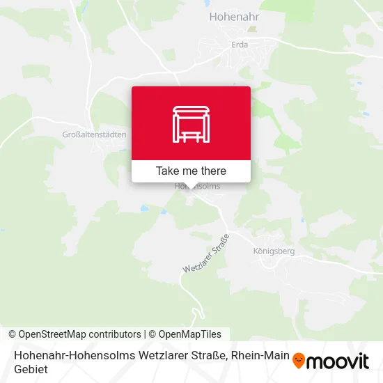 Карта Hohenahr-Hohensolms Wetzlarer Straße