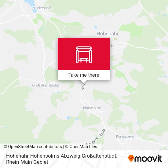 Hohenahr-Hohensolms Abzweig Großaltenstädt map