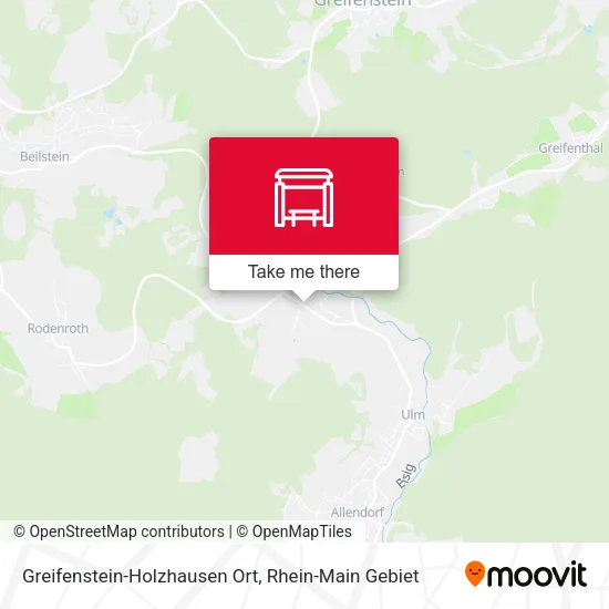 Карта Greifenstein-Holzhausen Ort