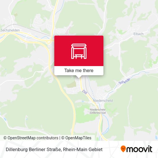 Dillenburg Berliner Straße map