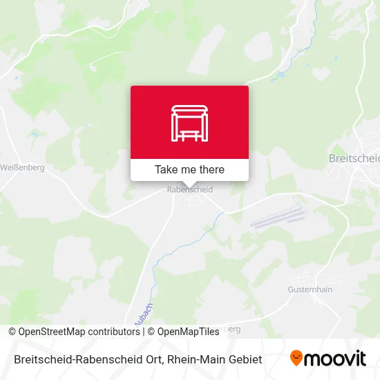 Breitscheid-Rabenscheid Ort map