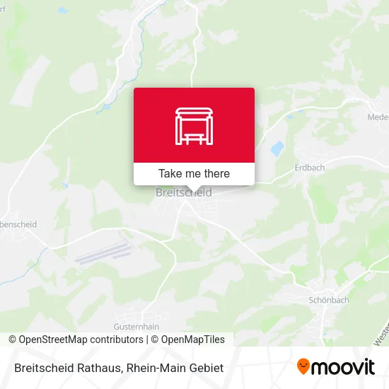 Карта Breitscheid Rathaus