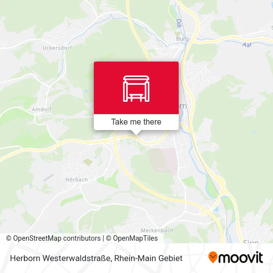 Карта Herborn Westerwaldstraße