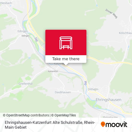 Ehringshausen-Katzenfurt Alte Schulstraße map