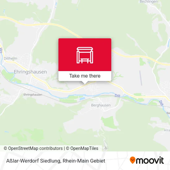 Карта Aßlar-Werdorf Siedlung
