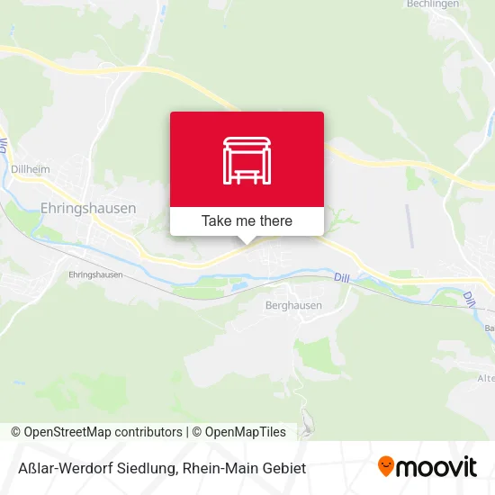 Карта Aßlar-Werdorf Siedlung