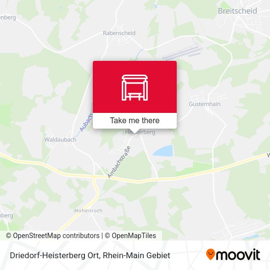Driedorf-Heisterberg Ort map